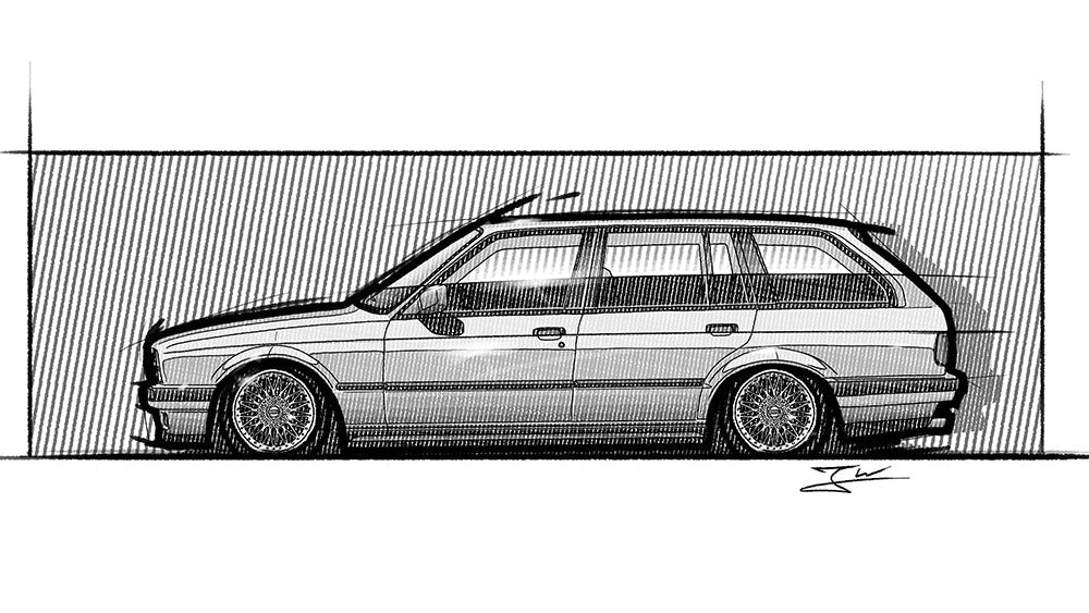 Automobil Design-Illustration