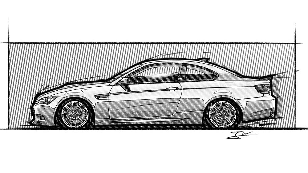 Automobil Design-Illustration