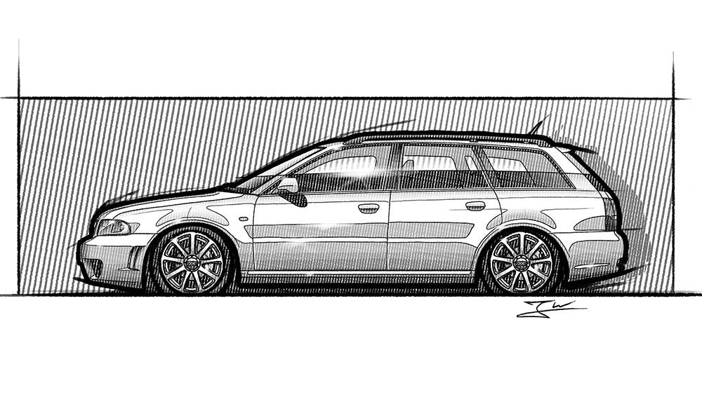 Automobil Design-Illustration