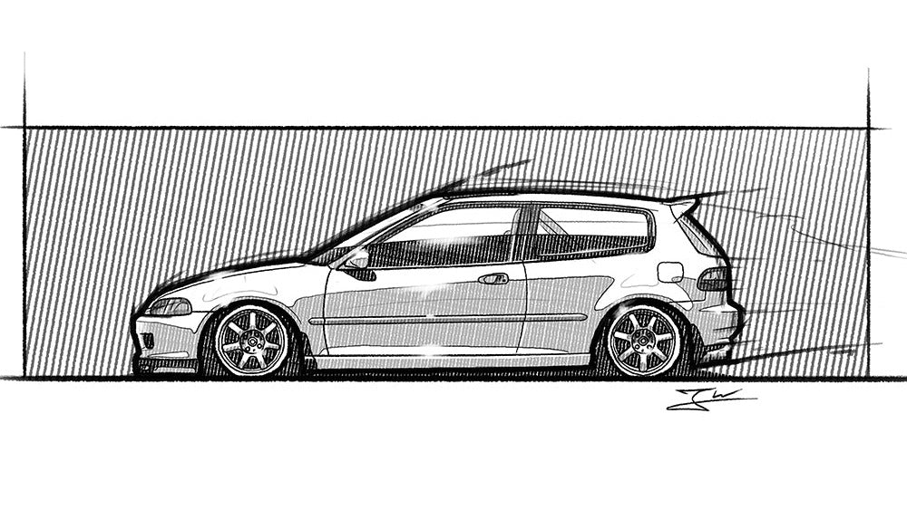 Automobil Design-Illustration