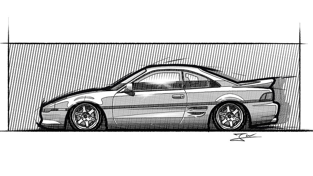 Automobil Design-Illustration