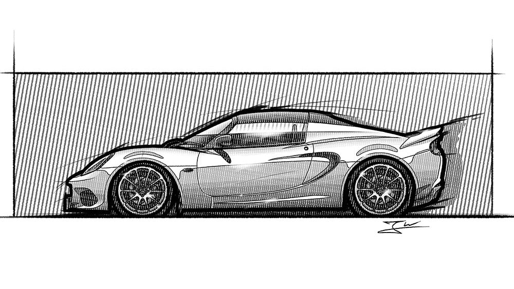 Automobil Design-Illustration