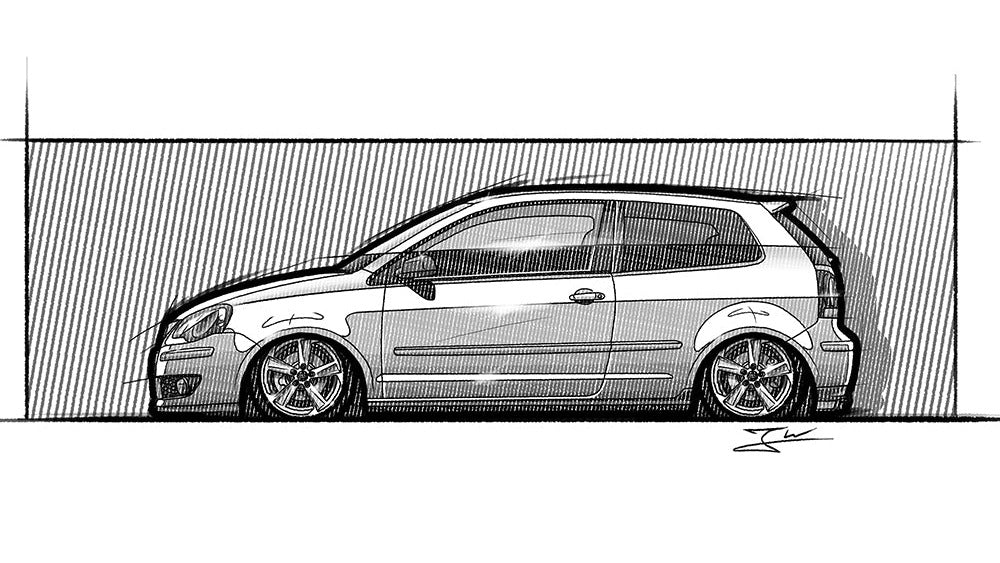 Automobil Design-Illustration