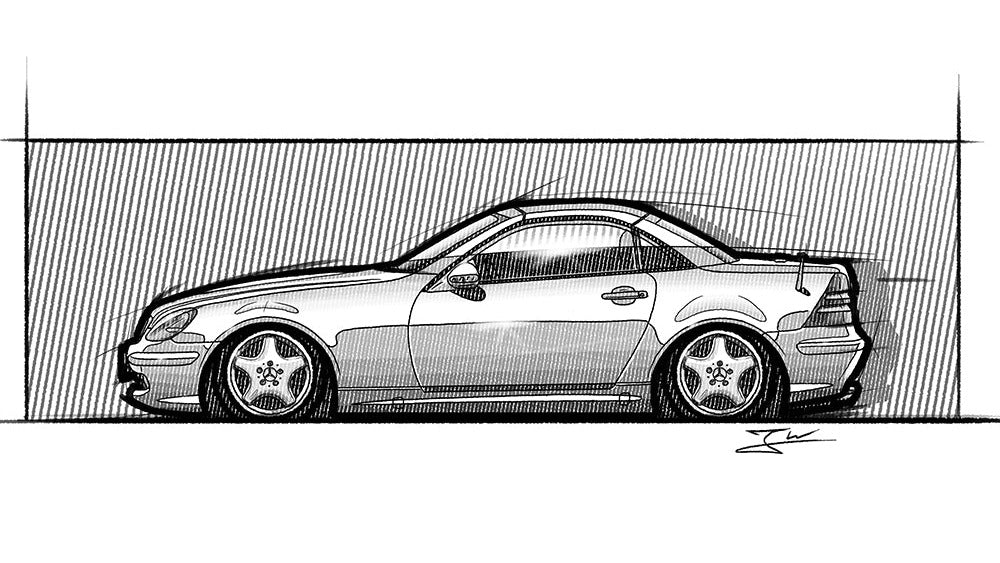 Automobil Design-Illustration