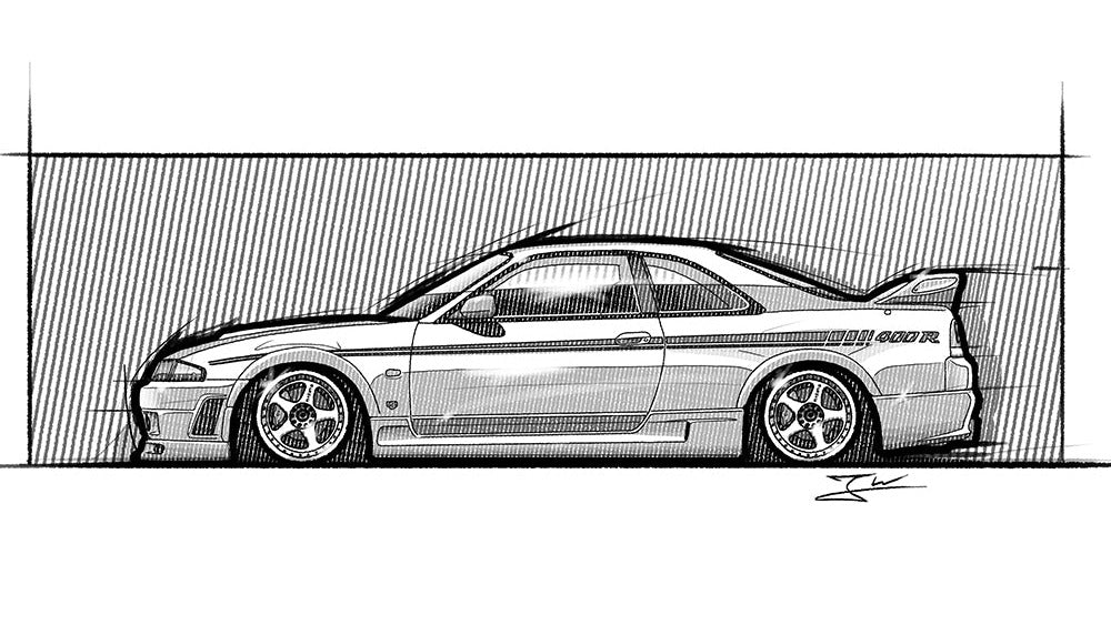 Automobil Design-Illustration