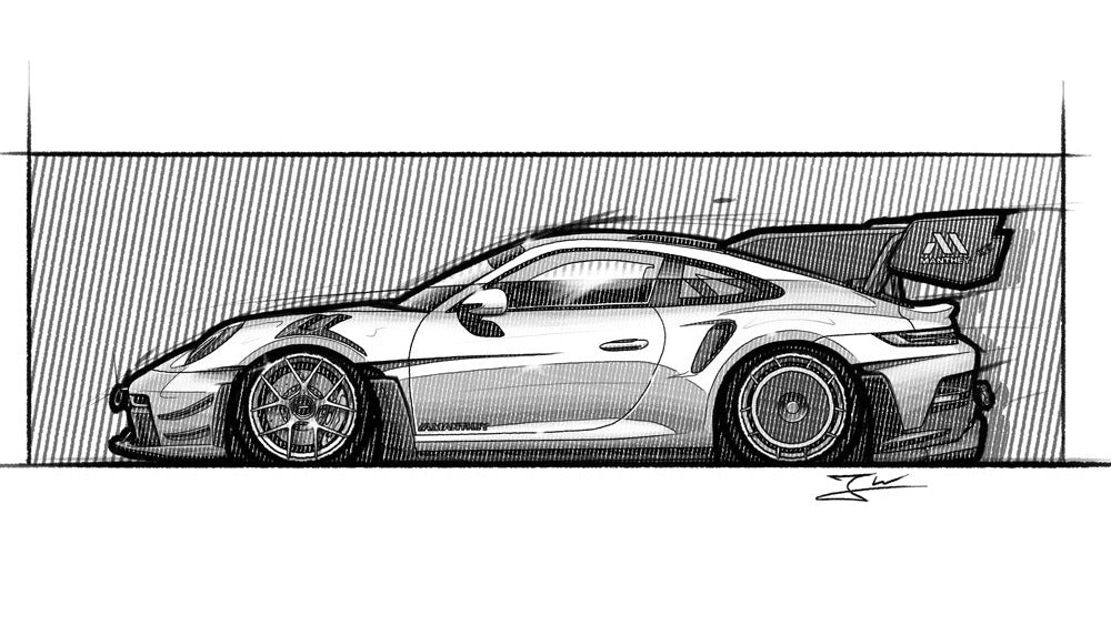 Automobil Design-Illustration
