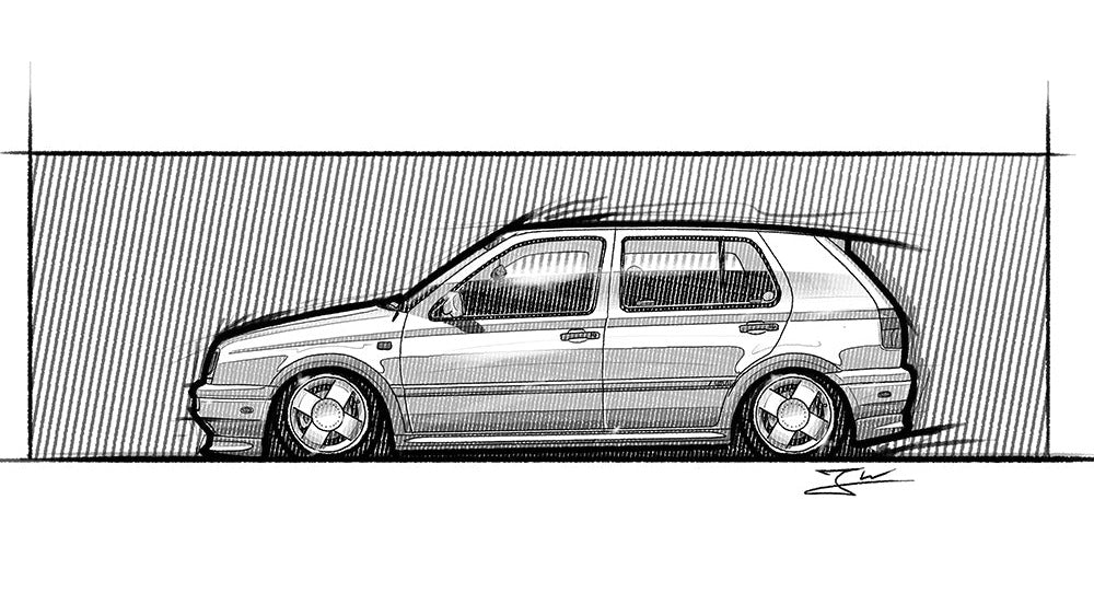 Automobil Design-Illustration