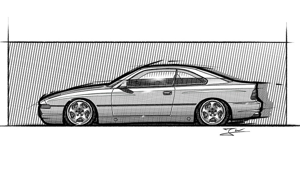 Automobil Design-Illustration