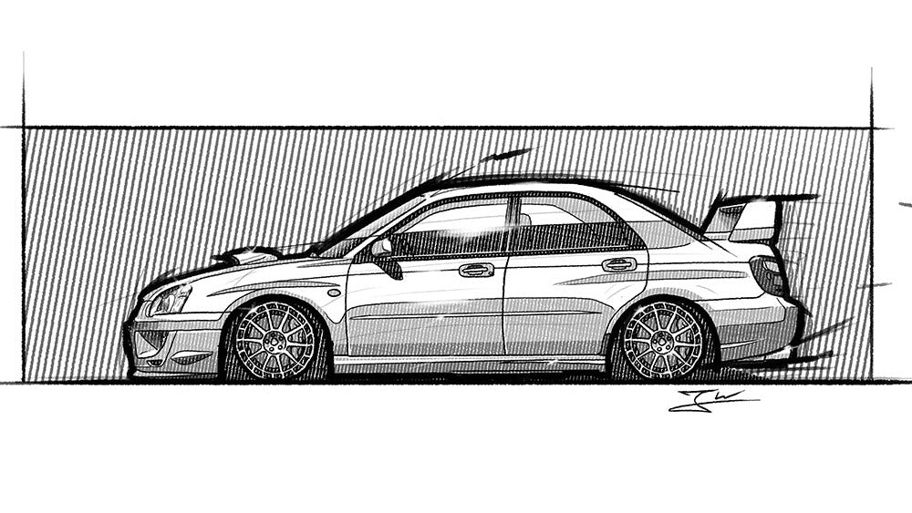 Automobil Design-Illustration