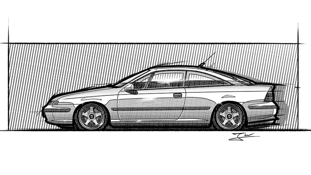 Automobil Design-Illustration