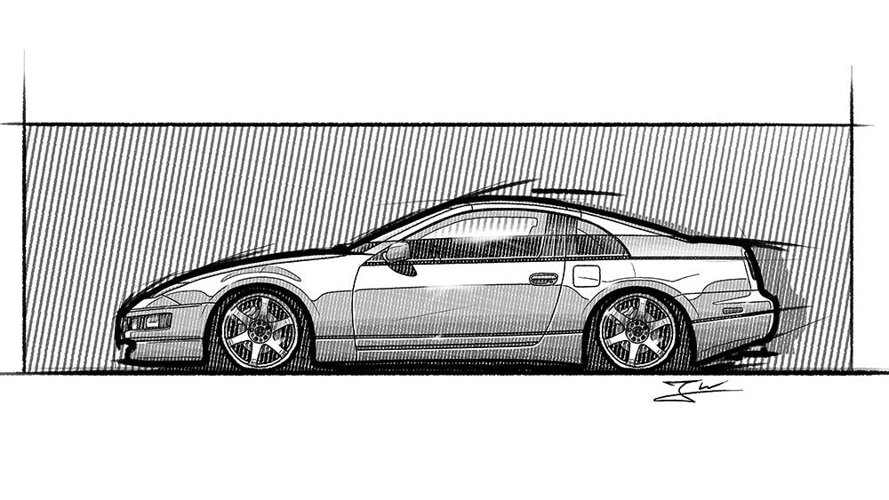 Automobil Design-Illustration