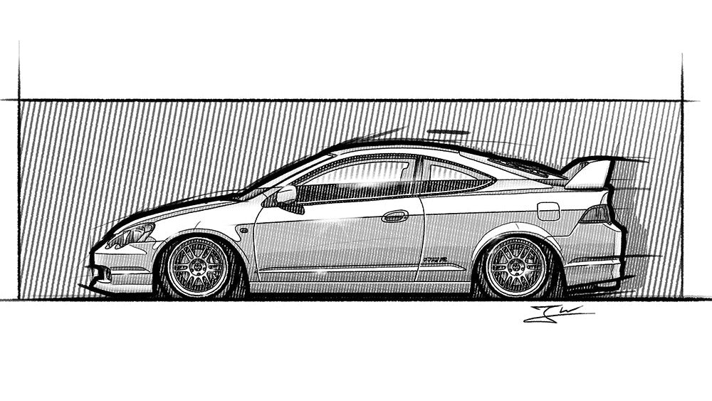 Automobil Design-Illustration