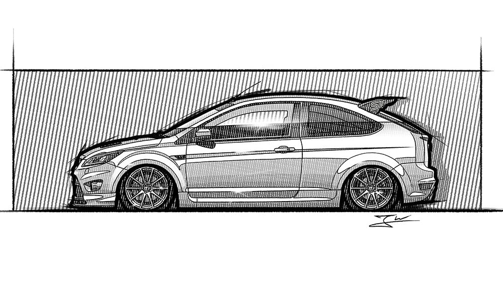 Automobil Design-Illustration