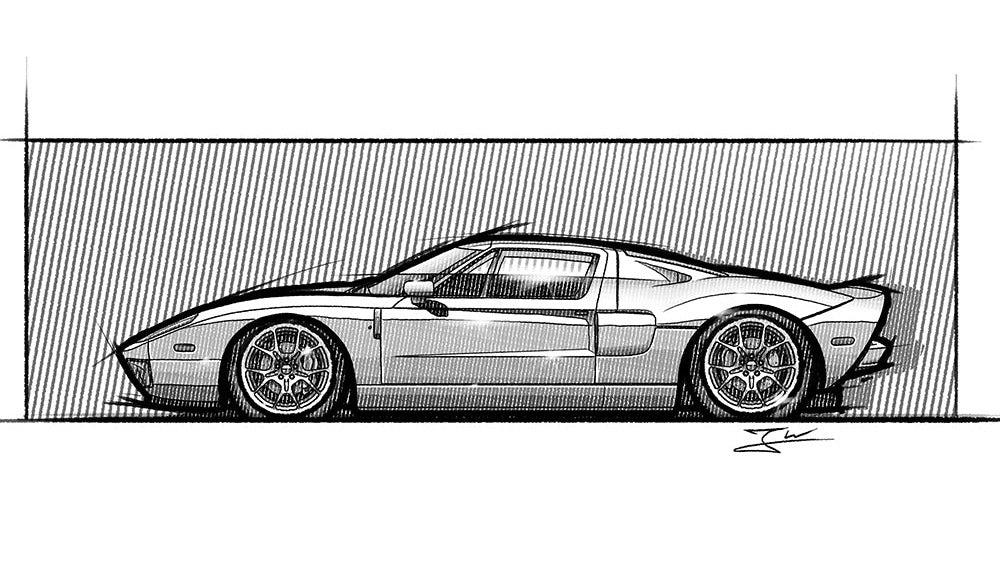 Automobil Design-Illustration