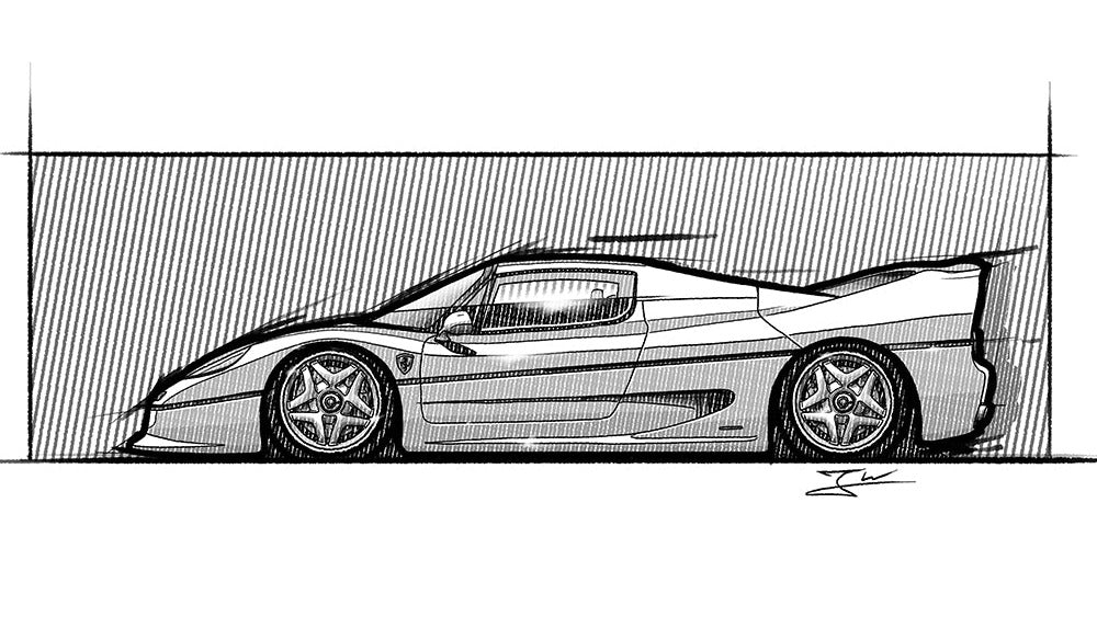 Automobil Design-Illustration