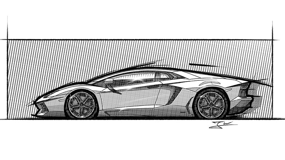 Automobil Design-Illustration