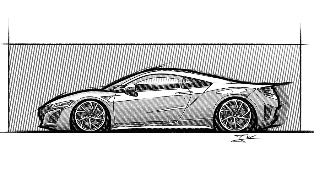 Automobil Design-Illustration