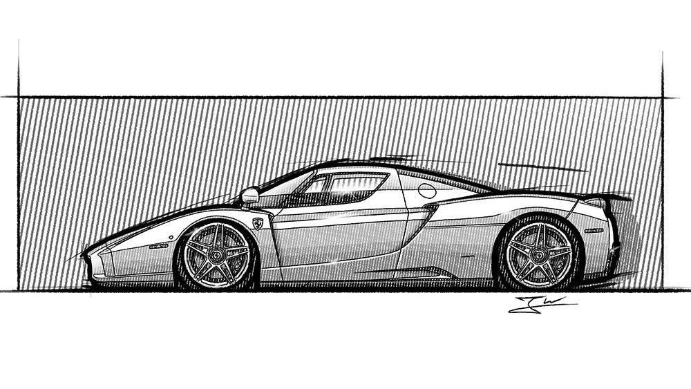 Automobil Design-Illustration