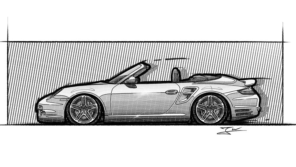 Automobil Design-Illustration