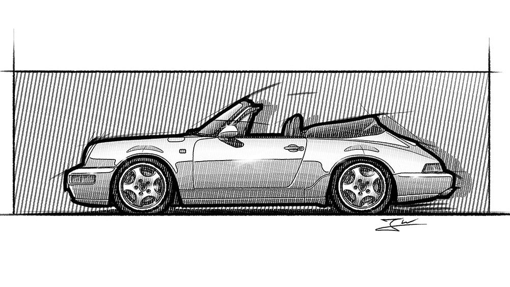 Automobil Design-Illustration