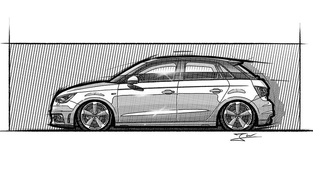 Automobil Design-Illustration