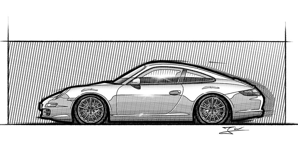 Automobil Design-Illustration