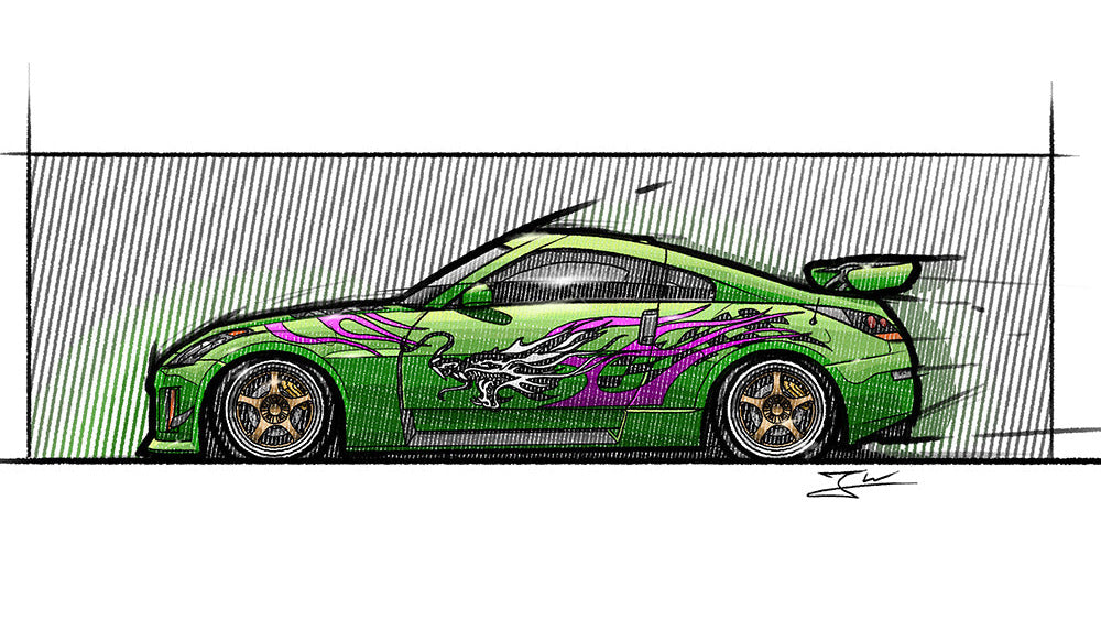 Automobil Design-Illustration