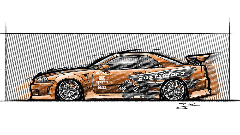 Automobil Design-Illustration