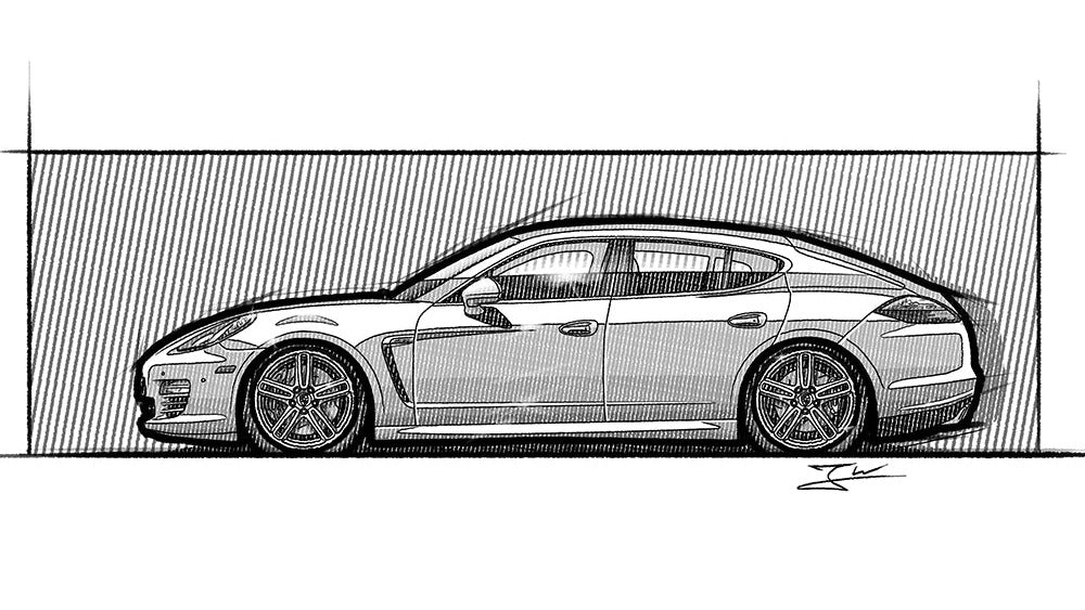 Automobil Design-Illustration