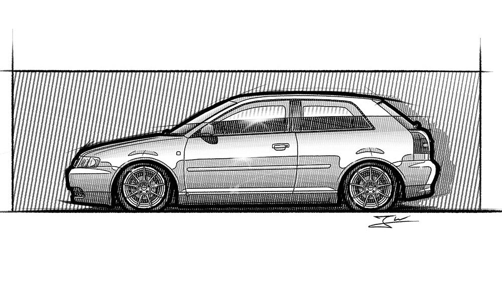 Automobil Design-Illustration