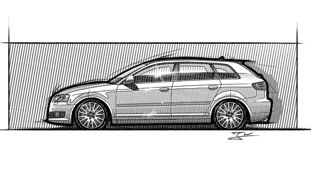 Automobil Design-Illustration