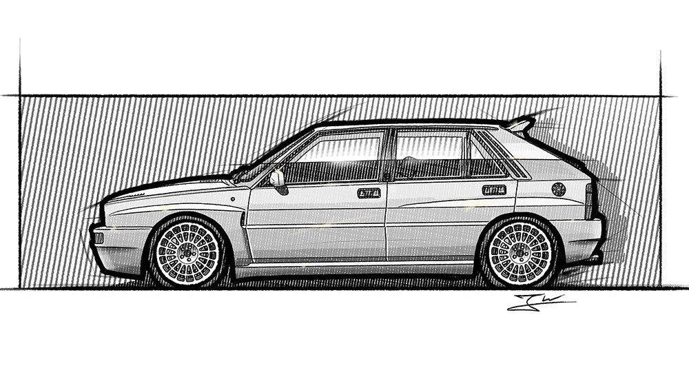 Automobil Design-Illustration