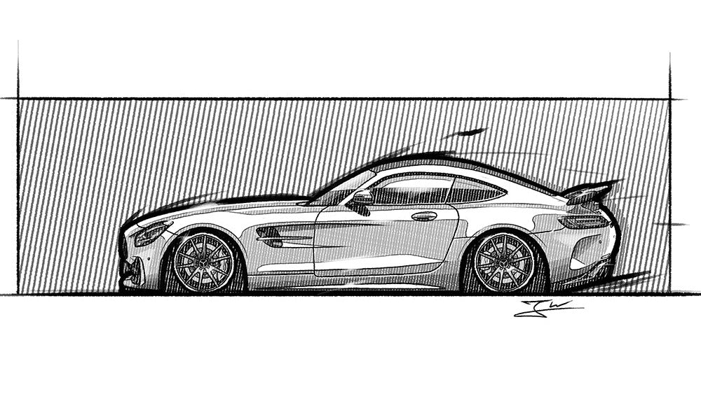 Automobil Design-Illustration