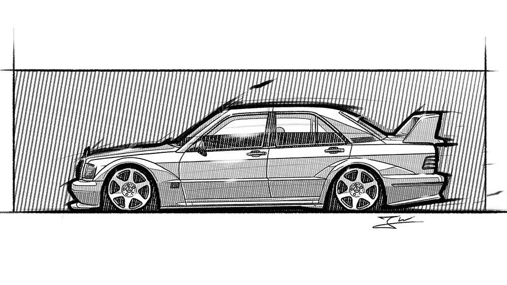 Automobil Design-Illustration