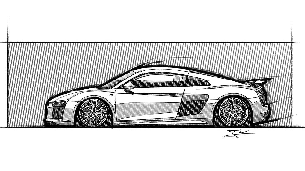 Automobil Design-Illustration