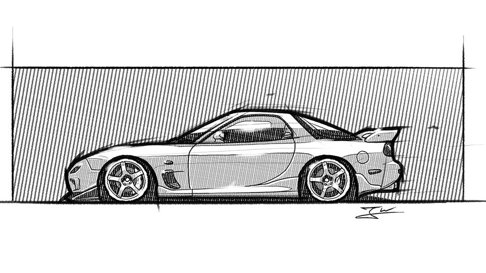 Automobil Design-Illustration