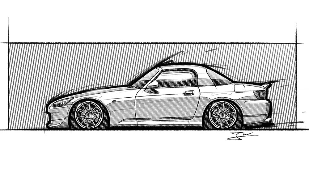 Automobil Design-Illustration