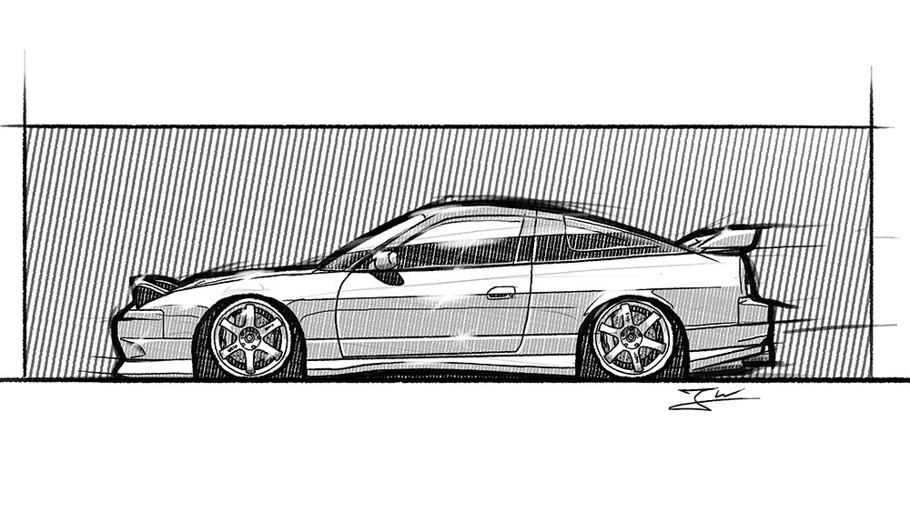 Automobil Design-Illustration