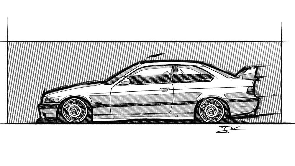 Automobil Design-Illustration