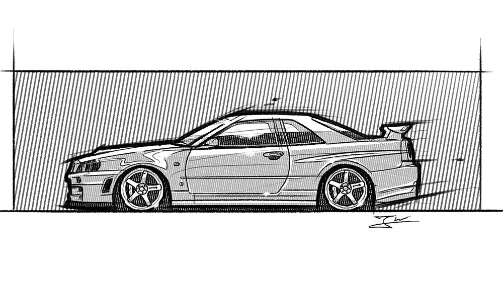 Automobil Design-Illustration