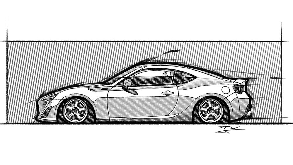 Automobil Design-Illustration