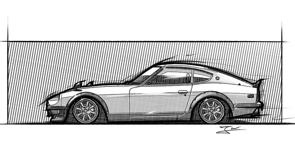 Automobil Design-Illustration