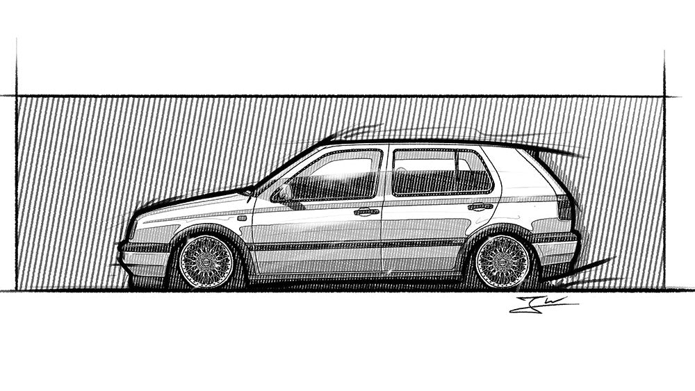 Automobil Design-Illustration