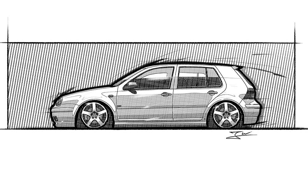 Automobil Design-Illustration