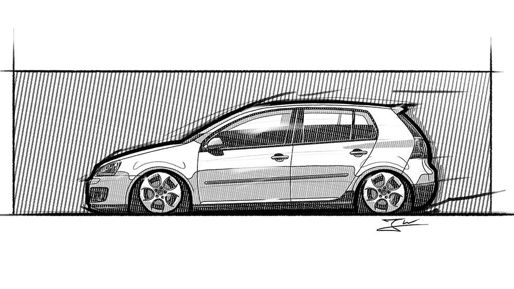 Automobil Design-Illustration