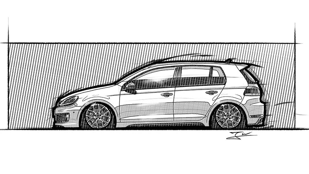 Automobil Design-Illustration