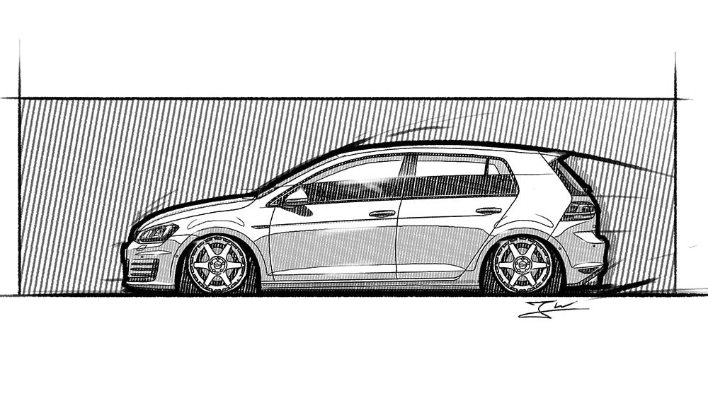 Automobil Design-Illustration