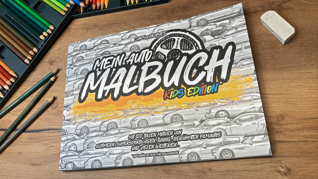 Cars in Frames - Mein Automalbuch
