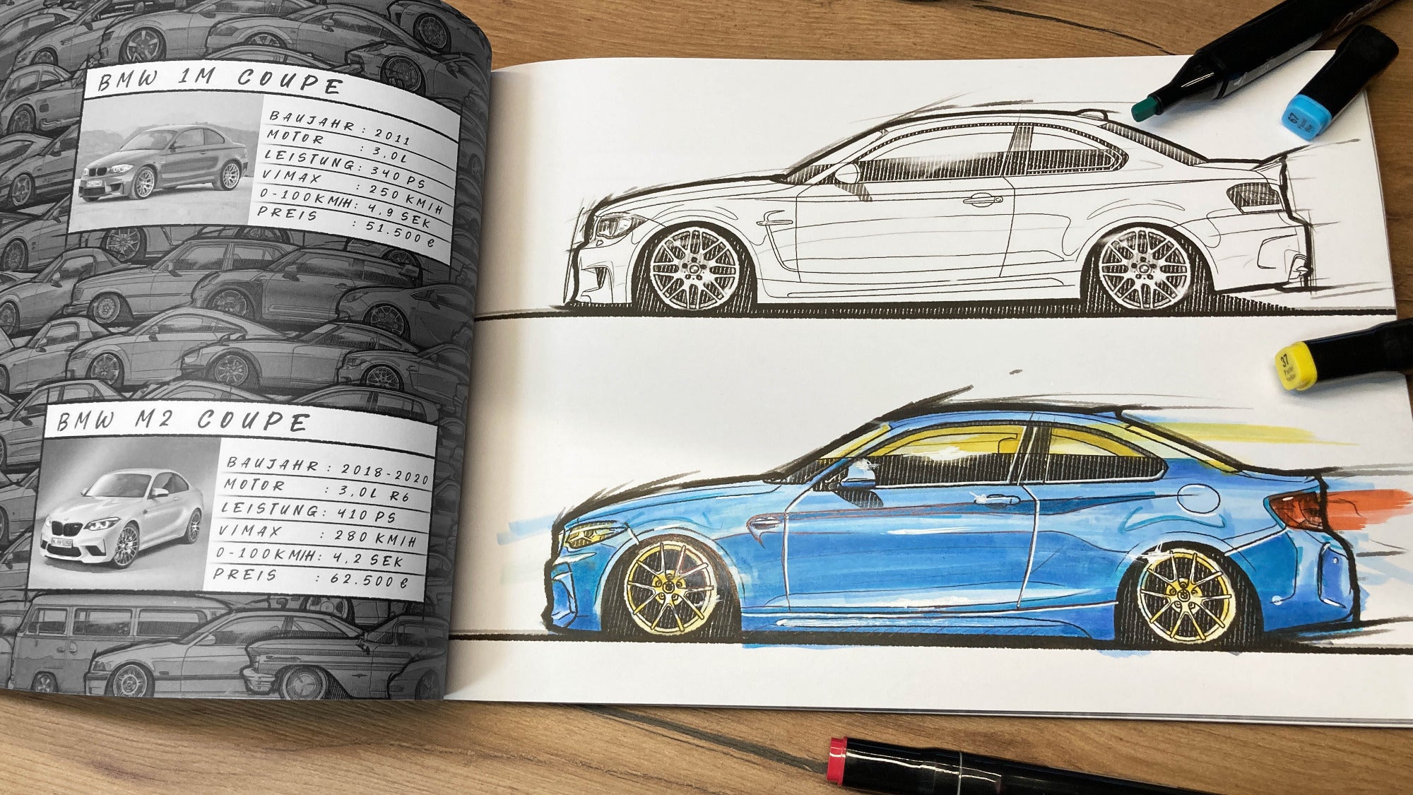 Cars in Frames - Mein Automalbuch