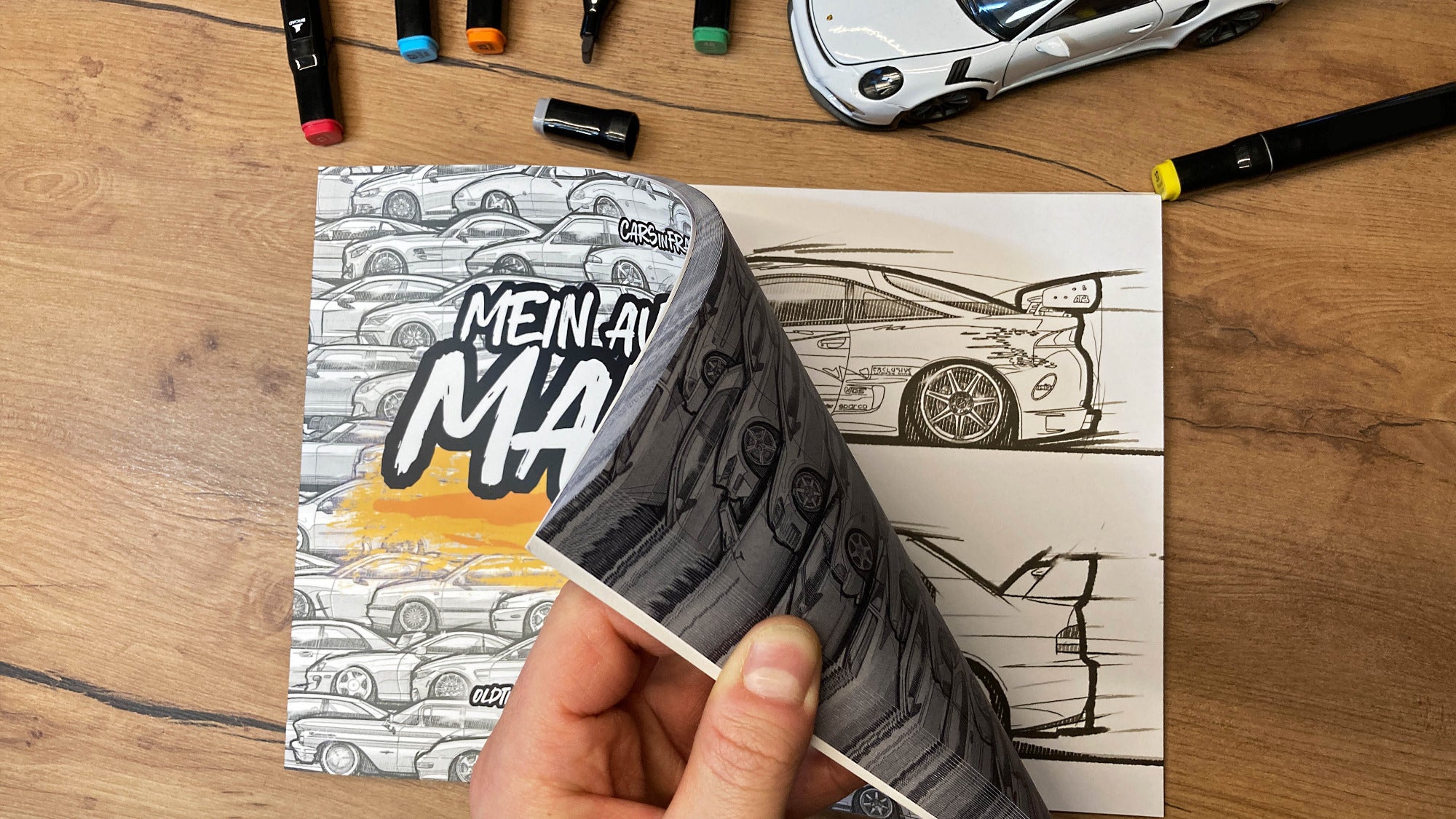 Cars in Frames - Mein Automalbuch